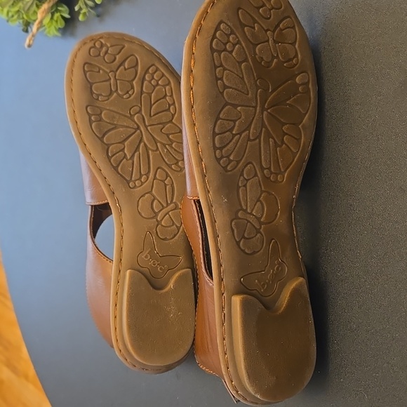 BOC Born sandals Women’s size 7  Brown Zipper Slip-On Sandal Open Toe - Picture 6 of 9